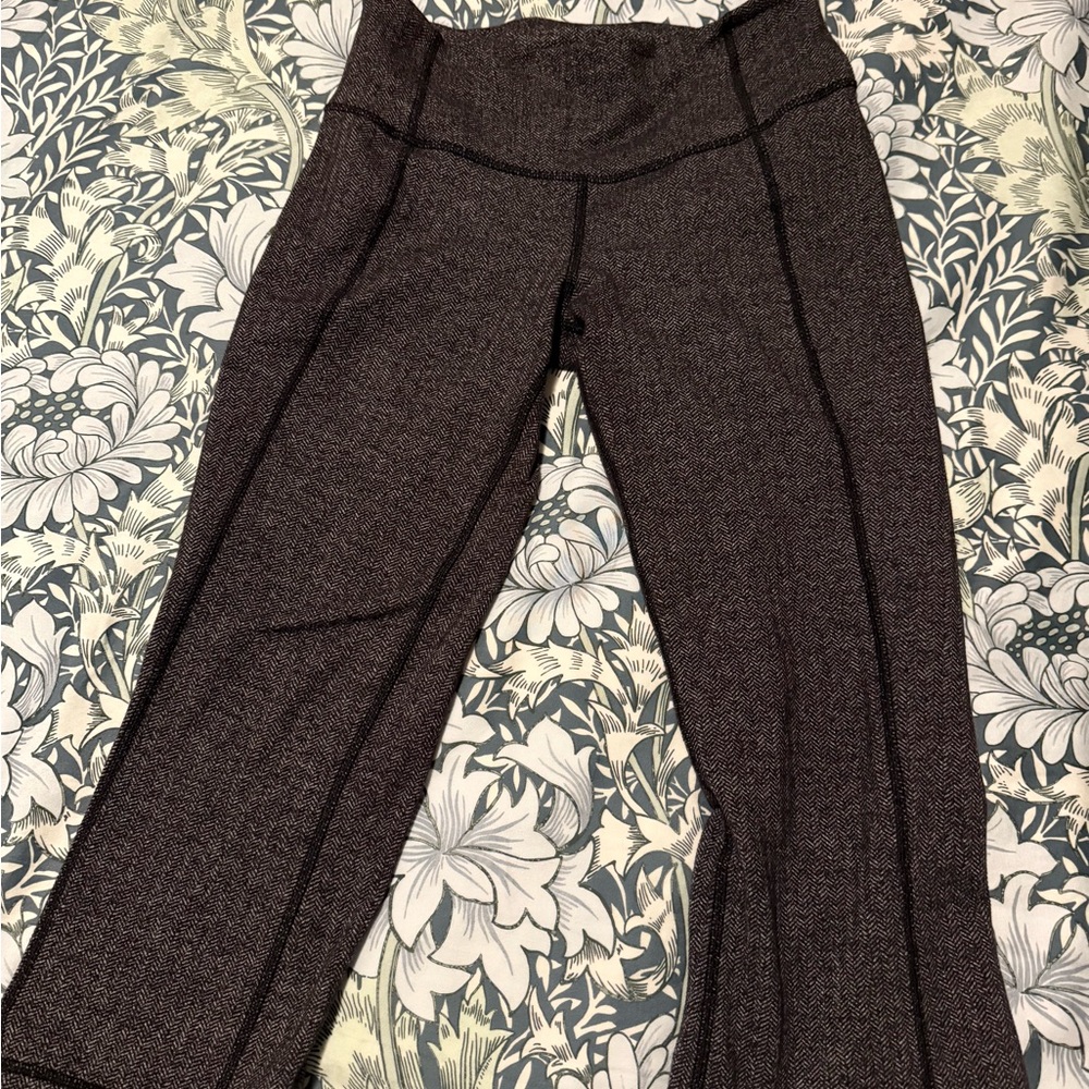 lululemon athletica Women's High-Waist Flare Leggings in Dark Heather Gray
